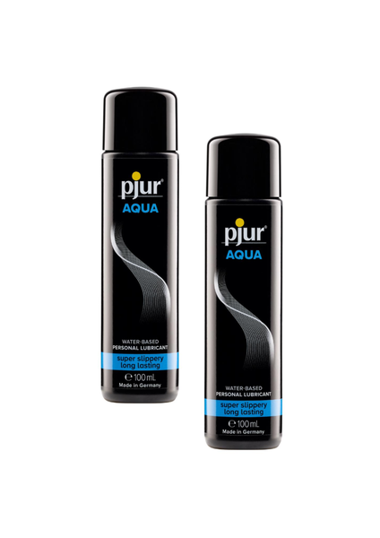 Bundle of 2 x Pjur Aqua Water Based Lubricant - 100ml