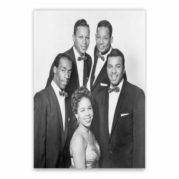 The Platters Grey Poster - A1