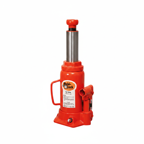 Mobi-Jack 12 Ton Hydraulic Bottle Jack - Heavy Duty Lifting Tool