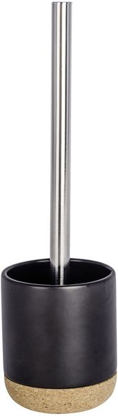Wenko - Toilet Brush - Black Ceramic &amp; Cork