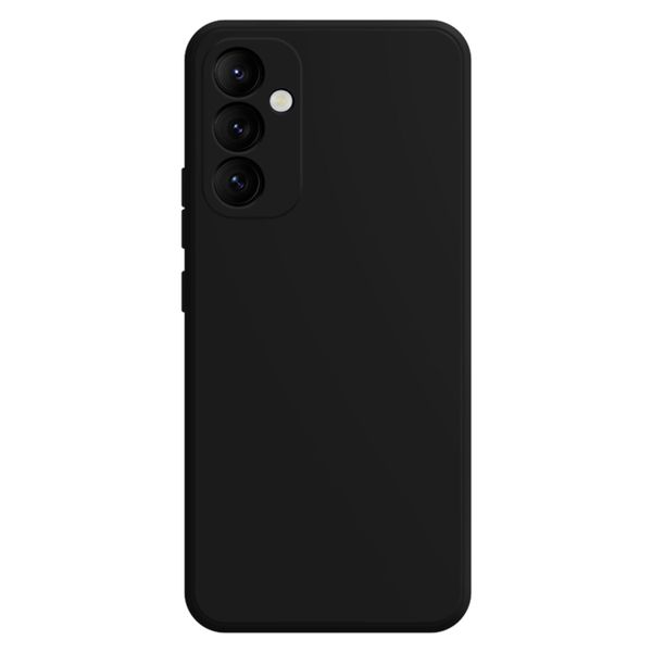 BasicX Galaxy A15 Silicone Case - Shockproof, Anti-Scratch, Slim Fit Black