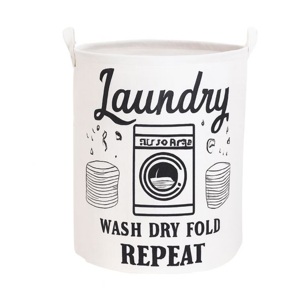ECO Canvas Laundry Bag - Wash Dry Fold 40xH50CM