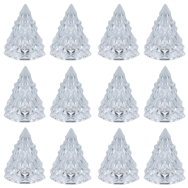 12 Pack Warm White Battery Powered Chrismas Tree LED Lights Candles Decor