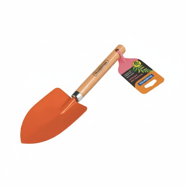 Tramontina Orange Hand Garden Trowel with Comfortable Handle