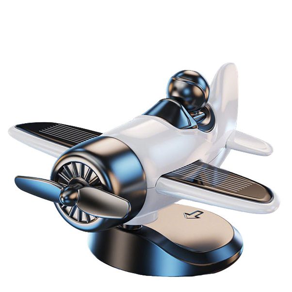 Solar powered car mounted ornaments, rotating accessories 8.5x8.8x4.8cm