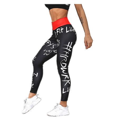 No Days Off - Motivational Workout Leggings Sports Gym Pants - Stretch Fit, Shop Today. Get it Tomorrow!