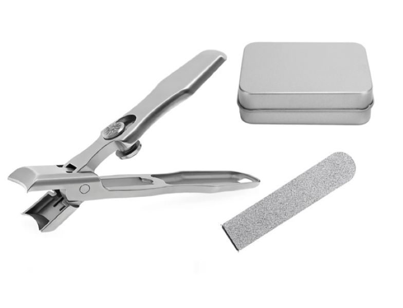 10mm Heavy Duty Fingernail and Toenail Clippers For Thick Nails with File