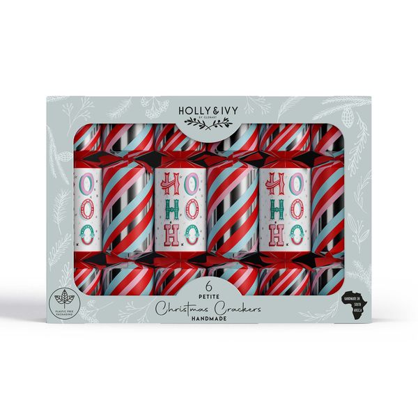 Petite - Fun &amp; Playful Ho Ho Ho Christmas Crackers
