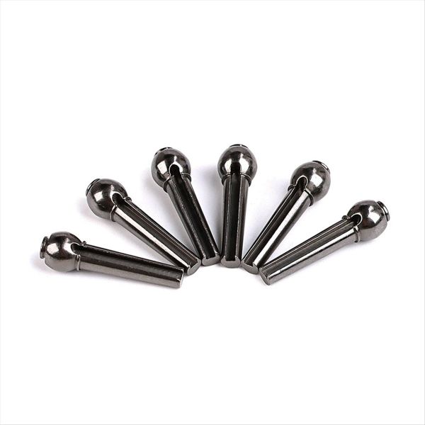 Guitar Bridge Pins - Saddle Nut Strings - Nail Pegs - 6 Piece