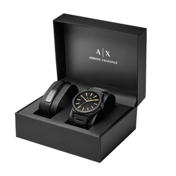 Armani Exchange Watch and Bracelet Gift Box Set-AX7102 | Buy Online in  South Africa 