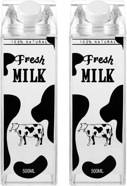Cow Printed Fresh Milk Bottle