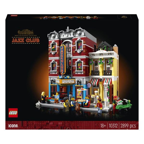 LEGO® ICONS Jazz Club 10312 Building Toy Set (2,899 Pieces)