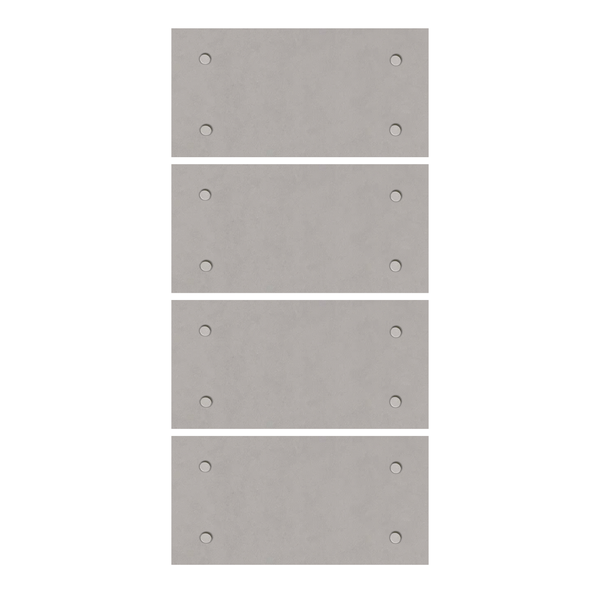 Echo-less Printed Fibre Acoustic Panel 1,2x0,6m - Concrete Slab (4 pack)
