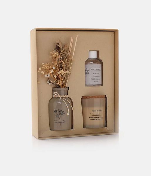 Candle and Diffuser Giftset- D5.5 x 12.5 cm