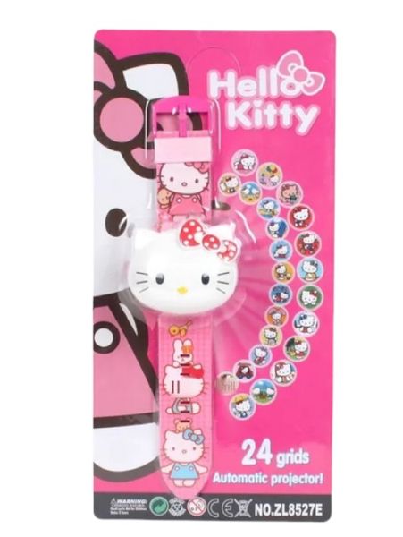Kitty 3D Cartoon Automatic Projector Toy Watch