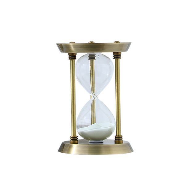 Simple Glass Hourglass Timer Home Decoration &amp; Ornament 30 Minutes