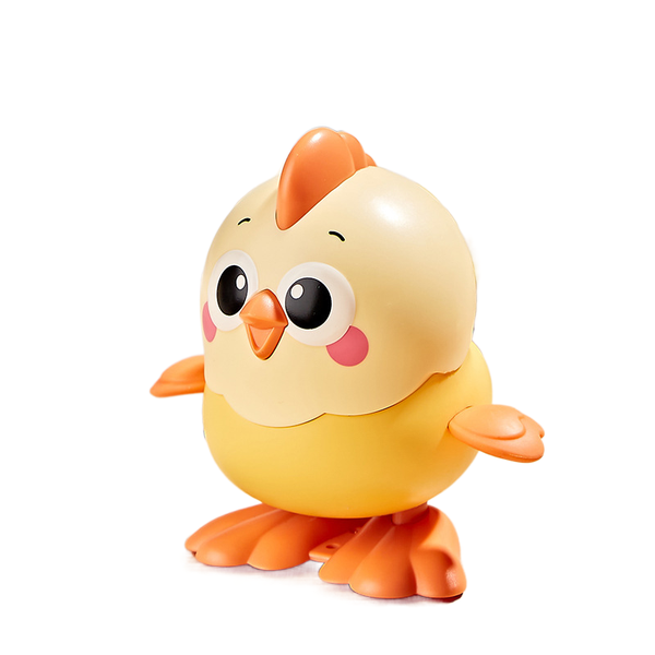 Children's Cartoon Jumping Little Yellow Chicken Wind-Up Toy