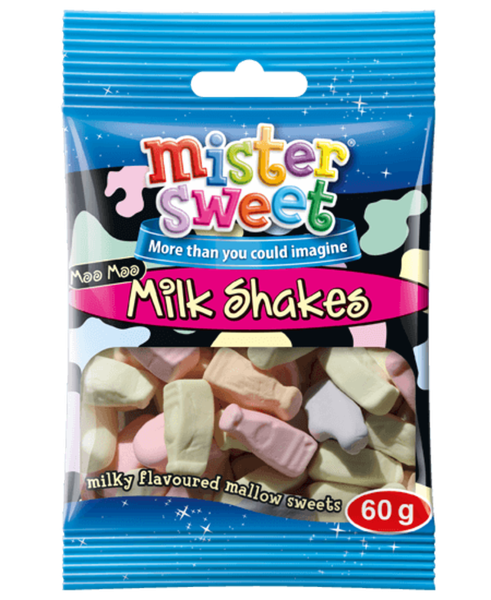 Bulk Pack 24 x Mister Sweet Moo Moo Milkshakes (60g)