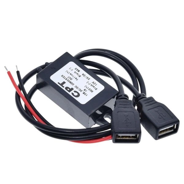 Car Power Converter Module Step Down Power Output Adapter Low Heat Auto