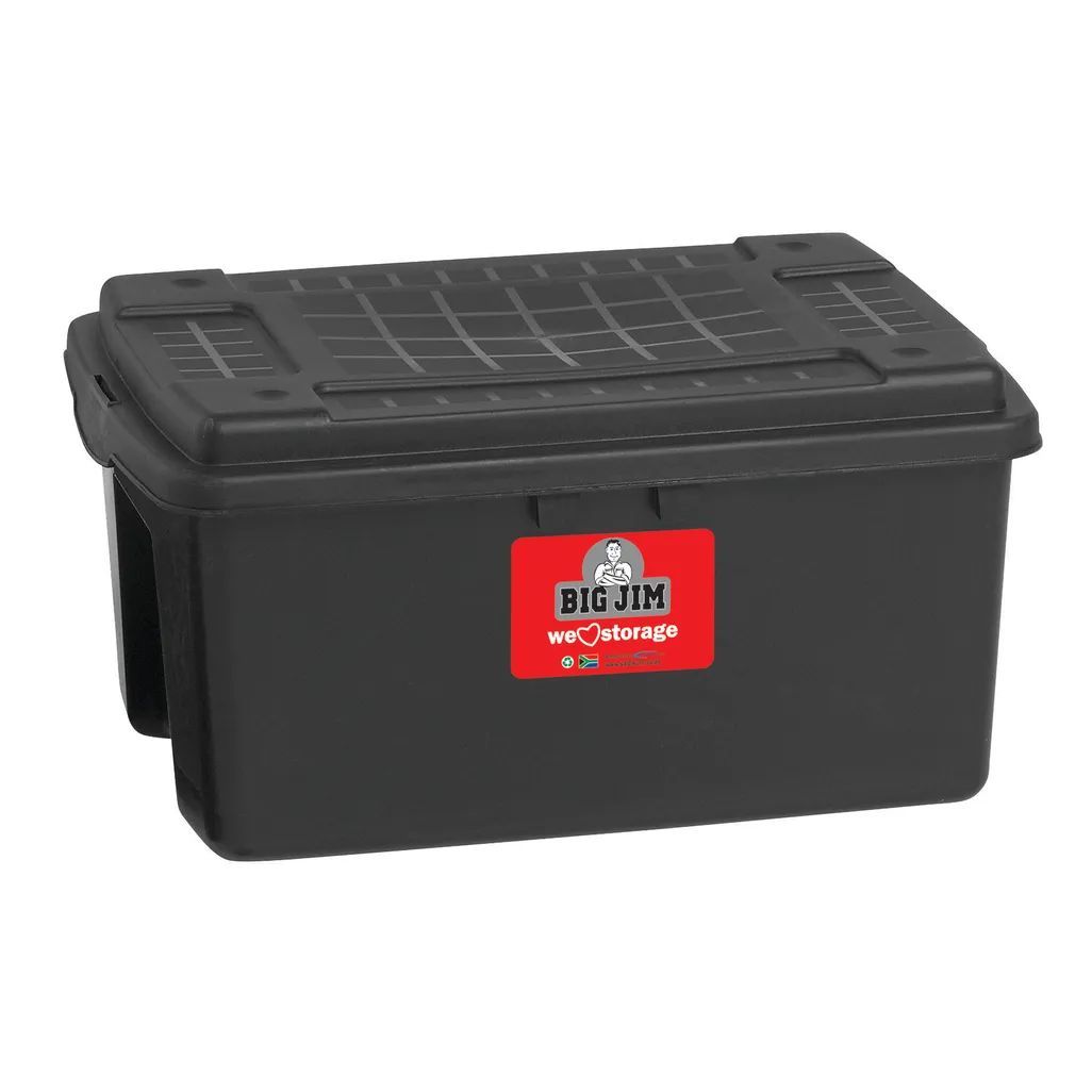 Big Jim Black Storage Box 25 Litre JO1000 BL X 2 Shop Today Get 