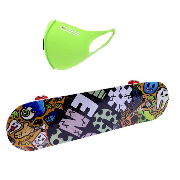 Skateboard 70cm Ride On Wooden SkateBoards - Cartoon