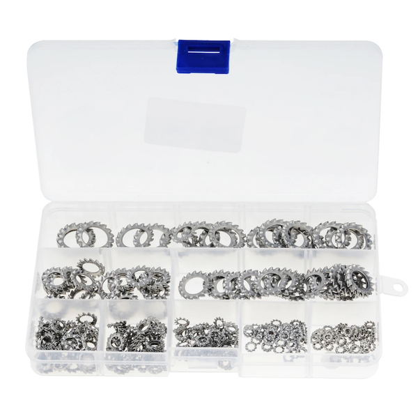 Tool DIY Stainless Steel Serrated External Toothed Lock Washer 300PCS