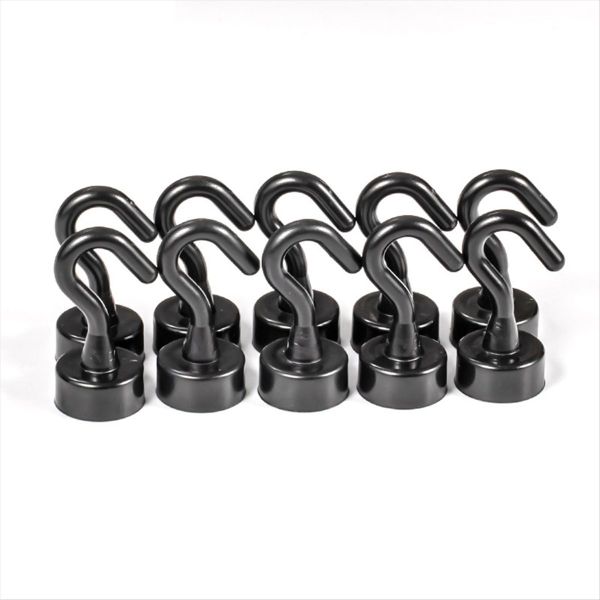 20Pcs Magnetic Hooks Punch-Free Wall Magnet Hook