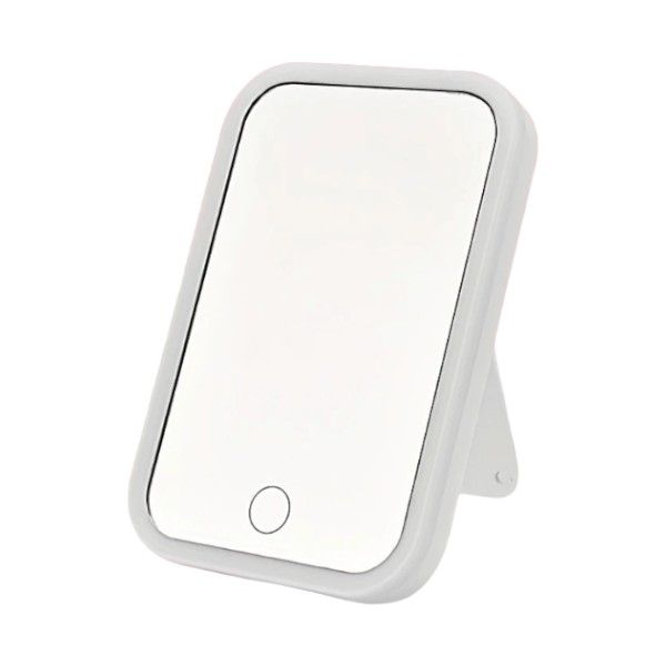 LED Touch Screen Rechargeable Vanity Mirror - White