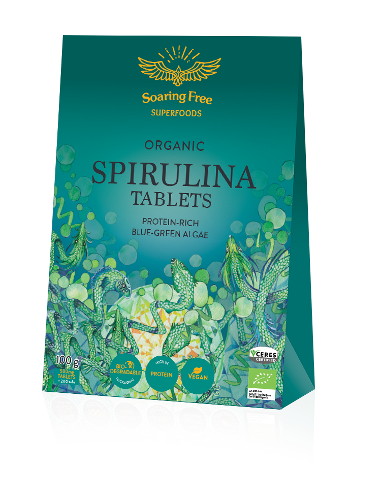 Soaring Free Organic Spirulina Tablets 100g Shop Today. Get it