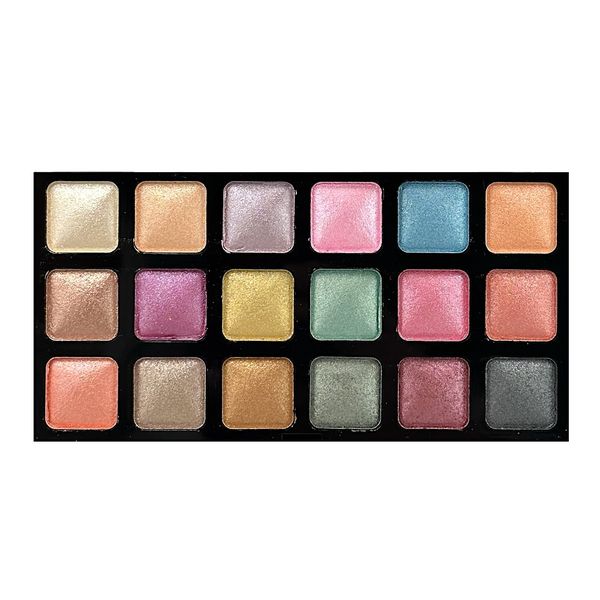18-Color Shimmer Eyeshadow Palette - Women and Youth