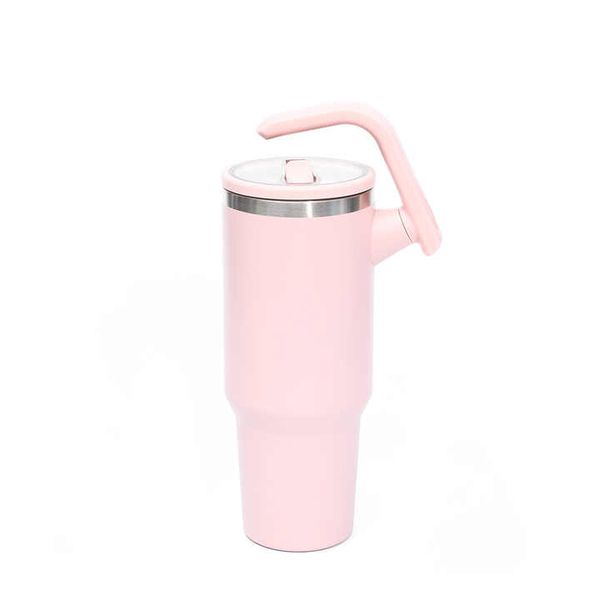 40oz Stainless Travel Tumbler Cup 360 Degree Rotate Handle