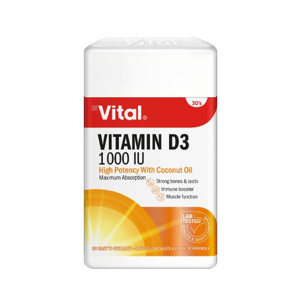 Vital Vitamin D3 1000 IU