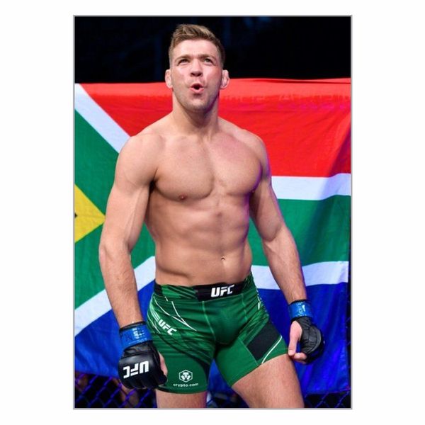 Dricus Du Plessis South Africa Flag Poster - A1