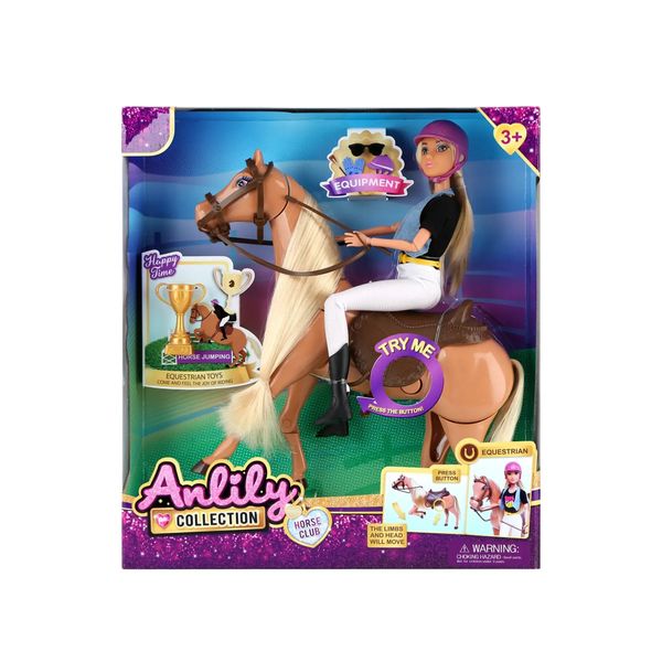 ANLILY Doll With Simulated Horse Trophy - 900762