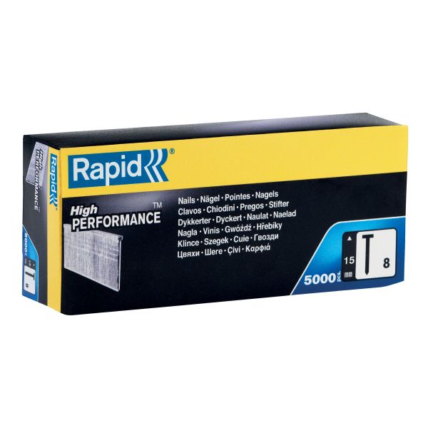 Rapid Brad No.8 8/15mm (Box 2500)