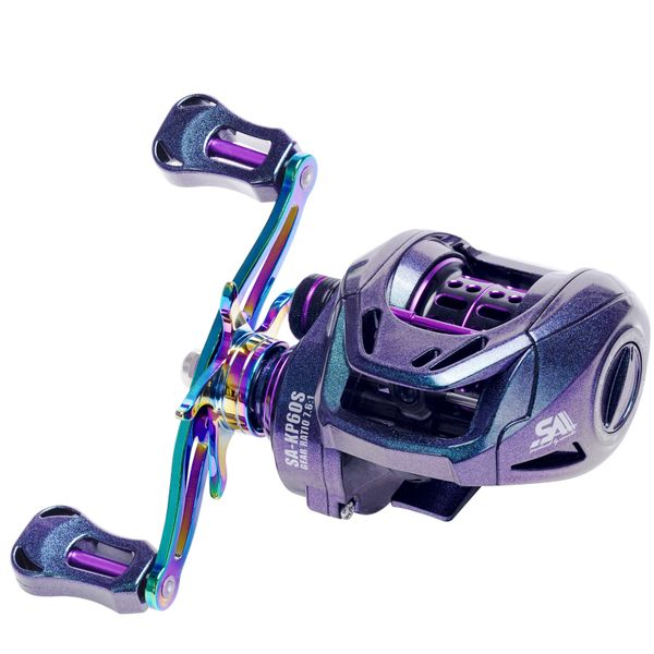 KP60S Baitcasting Reel - 7.6:1 Gear Ratio, 7+1BB, 10KG Max Drag