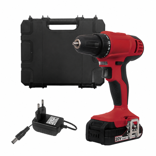 Drill Cordless Driver Kit - SXD-20K - 20V Battery/Charger and Accessories