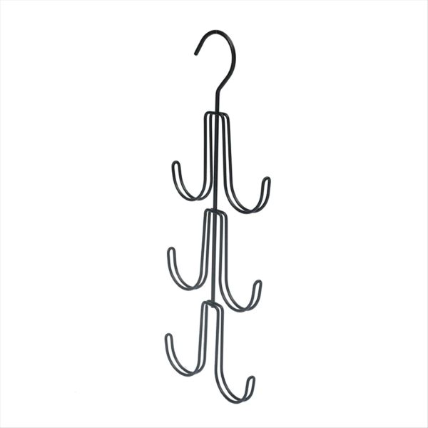 Black Handbag Storage Hanger Metal Rotatable Hook