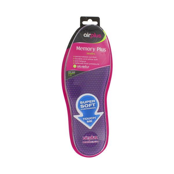 Airplus Memory Womens Comfort Shoe Insole for Pressure Relief
