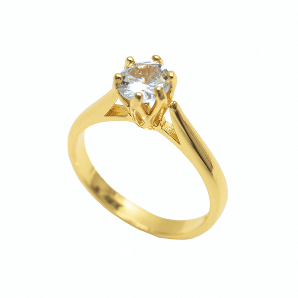 Rings White Gold Plated Diamond Wedding Ring Silver