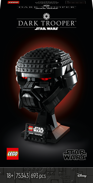 LEGO® Star Wars™ Dark Trooper™ Helmet 75343 Building Toy Set (693 Pieces)