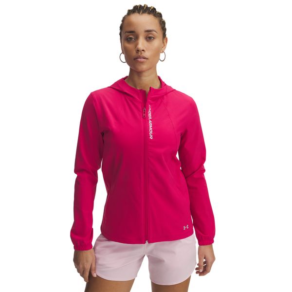Under Armour Women's OutRun The Storm Running Jacket - Shaded Fuchsia