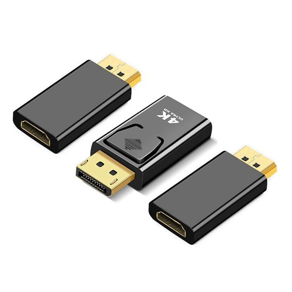 DP to HDMI-Compatible Adapter 3-Pack DisplayPort to HDMI-Compatible