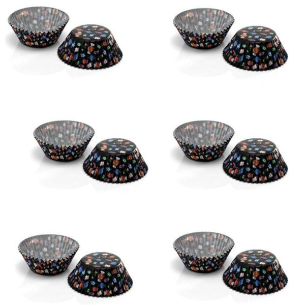 5 x 60 Eddingtons Large Baking Cupcake Muffin Wrappers Cases Brown Toffees