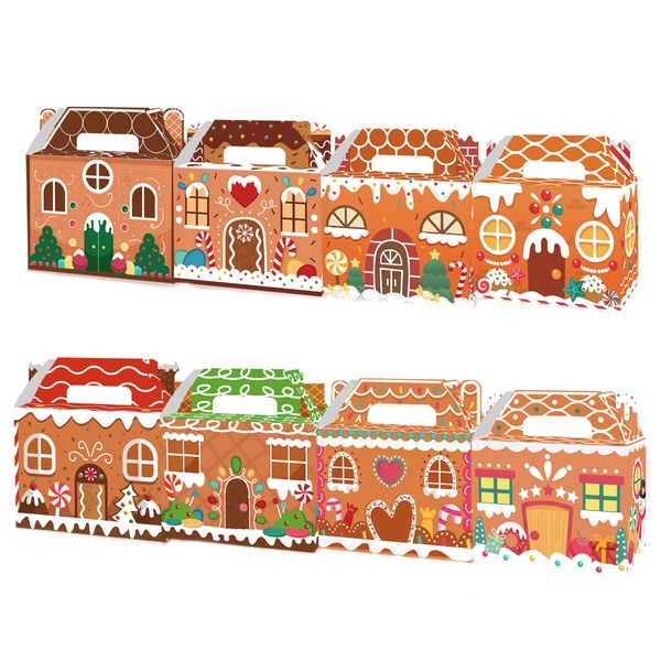 Party Favor Boxes - Christmas Theme - 12 Boxes