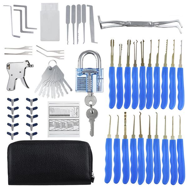 Advance 60 Piece Locksmith Set with a Practice Lock and Carry Case