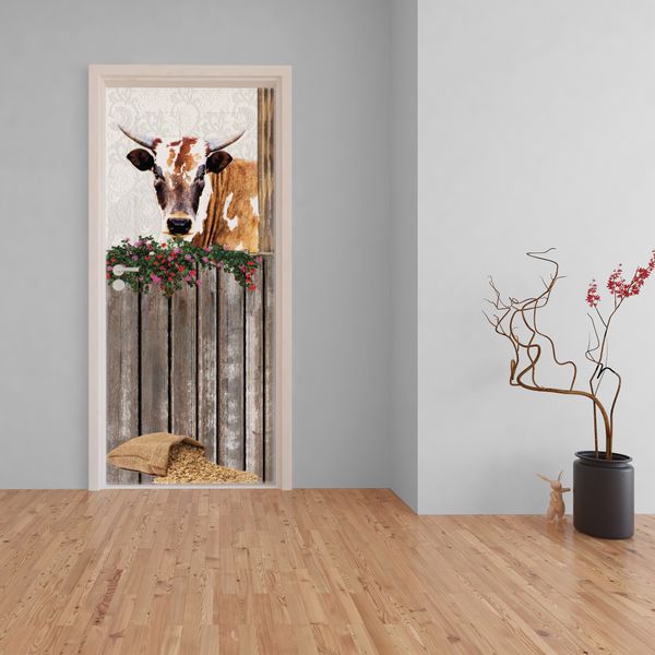 Decoupage Tear Resistant Transfers - Nguni Door