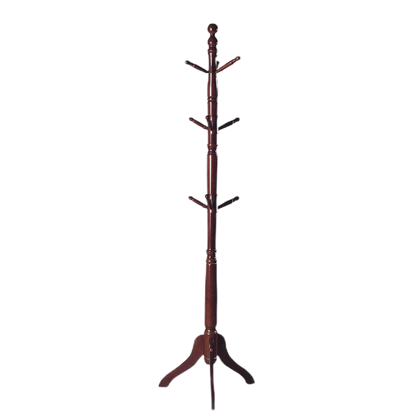 Wooden Coat Hangers - Mahogany - Brown Colour