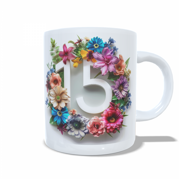 Beautiful 15th birthday Mug Gift