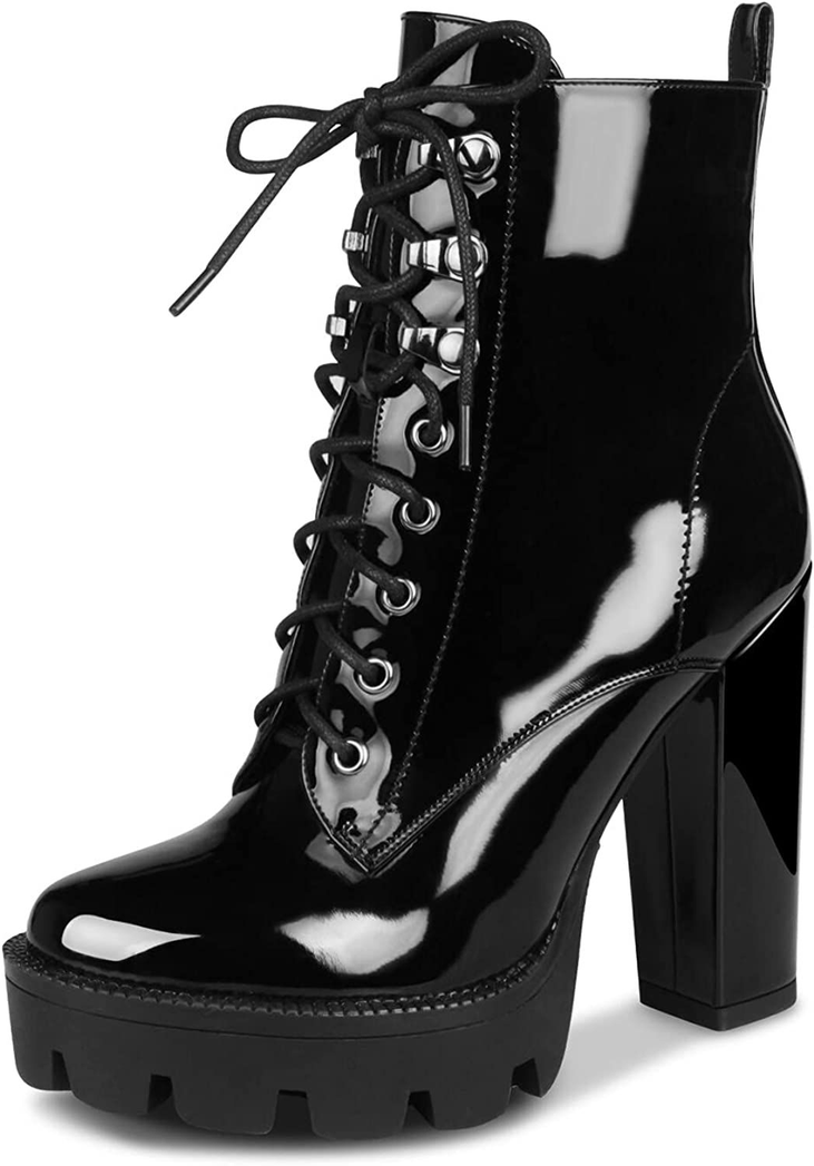 High Heel Ankle Lace Up Ladies Boots | Shop Today. Get it Tomorrow ...